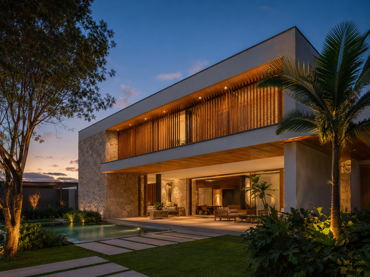Projeto residencial contemporâneo